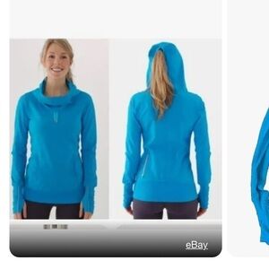 LULULEMON GREY 4 RUN AMBITION PULLOVER